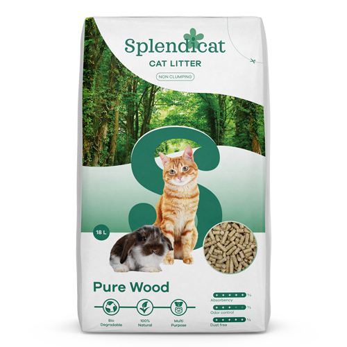 Kattenbakvulling: Splendicat Pure Wood Kattenbakvulling