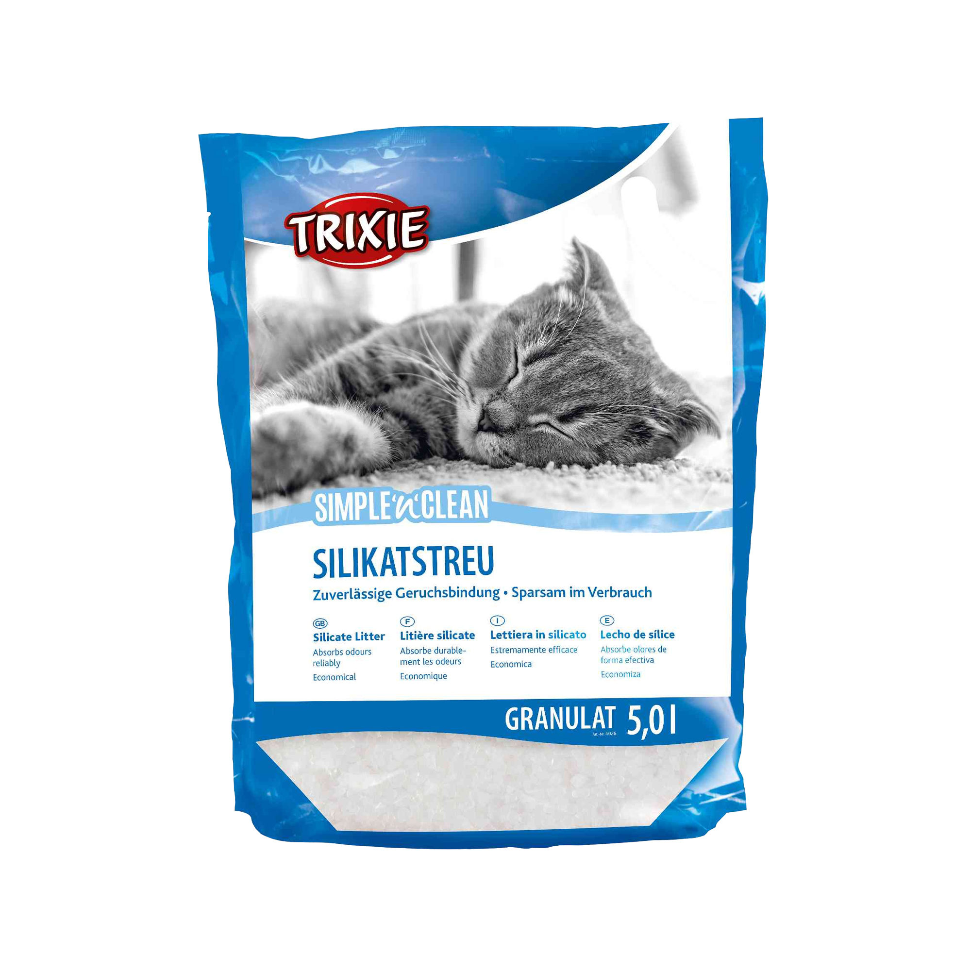 Kattenbakvulling: Trixie Simple'n'Clean Silicaat Kattenbakvulling - 5 l