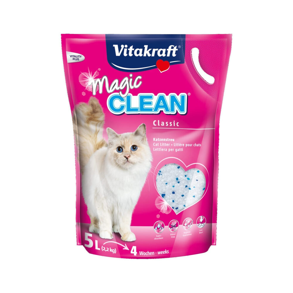 Kattenbakvulling: Vitakraft Magic Clean - 5 x 5 Liter + 1 gratis