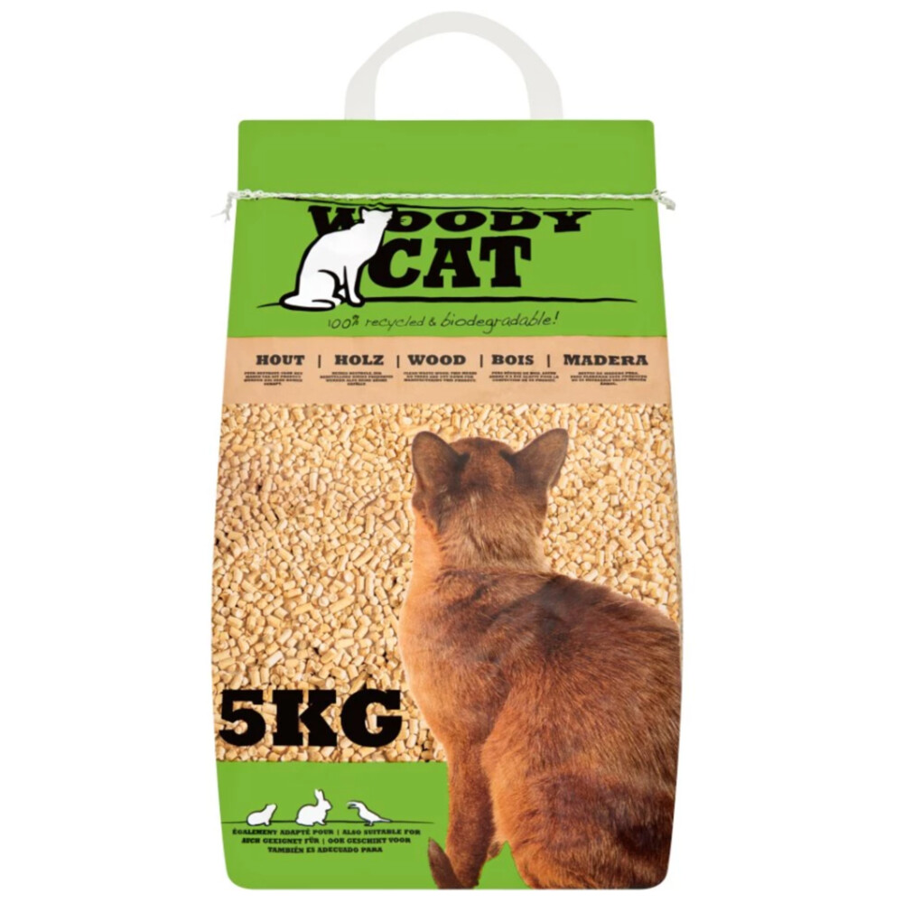 Kattenbakvulling: Woody Cat Houtkorrel
