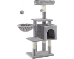 110 cm hoge krabpaal - lichtgrijs - PCT52W