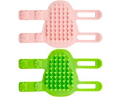 2-in-1 Kat Zelf Groomer Borstel voor Huiskatten – Siliconen Kietelen Kam en Scratcher Hoek