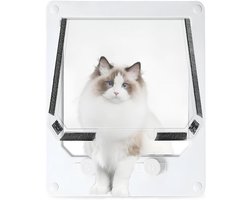 Krabpaal: 4-Weg Magnetisch Krabblok voor Katten, Kattendeur voor Honden en Katten, 26 x 24 x 5.3 cm, Duurzaam en Functioneel Krabmeubel
