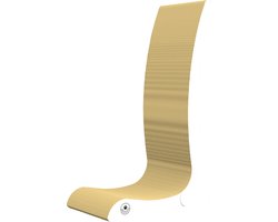 4animalz® Wall Kartonnen Krabpaal Katten 30x24x65 cm - Wit