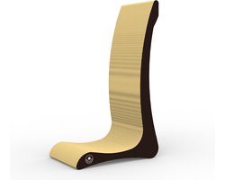 4animalz® Wall Kartonnen Krabpaal voor katten 30x24x65 cm - Zwart