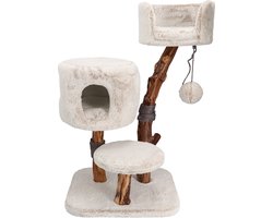 Adori Krabpaal Ava - Krabpalen - 60x48x103 cm Bruin Wit