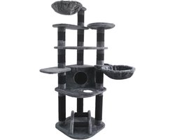 Adori Krabpaal Billou 60x60x180 cm - Krabpalen - Grijs&Grijs