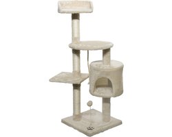 Adori Krabpaal Indy - Krabpalen - 40x40x112 cm Warm Wit Wit