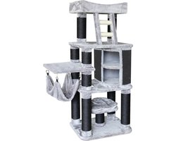 Adori Krabpaal Jesse 70x60x180 cm - Krabpalen - Grijs&Zwart