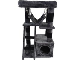 Adori Krabpaal Loulou 55x40x95 cm - Krabpalen - Grijs&Grijs