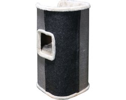 Adori Krabton Javana - Krabpalen - Ø40x75 cm Wit Grijs Zwart