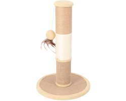 Adori Luca - Paal - 47x30x30 cm Bruin Wit