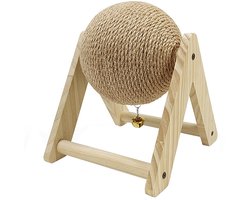 Allecto - Kattenspeelgoed - Krabvast - Klein formaat - Vermaak - Sisal - Bestand tegen kauwen - Dwergmuff - Oorvermijding - Ventilatie - Geschikt v...