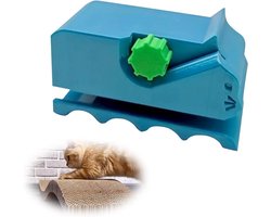 Allecto Premium 3D-print Kartonsnijder voor krabpalen katten - Robuust en eenvoudig te bedienen snijder - Klein en draagbaar - Karton snijden voor katten 23x12x8 cm
