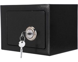 Allecto- Wandkluis - Documentkluis - Stalen Wandkluis - Thuis en Kantoor - Grijs - Geldkast - Geschikt voor Hotel - 6.4L Stalen Wandkluis, Documentkluis voor Thuis en Kantoor, Grijs, 23 x 17 x 17 cm, Geldkast voor Hotel.