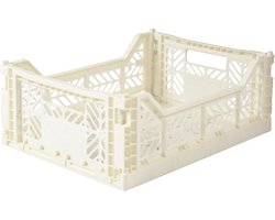 AyKasa Folding Crate Midi Box - Coconut