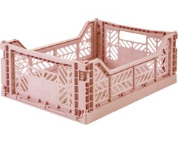 AyKasa Folding Crate Midi Box - Milk Tea