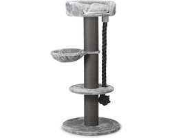 Beeztees Havilo - Krabpaal - Grijs - 80x80x170 cm