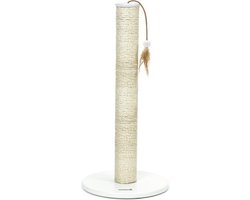 Beeztees Raz - Krabpaal - Wit - 40x40x80 cm