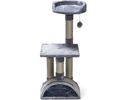 Beeztees Tanica - Krabpaal - Grijs - 35x35x82 cm