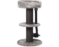 Beeztees Wello - Krabpaal - Grijs - 70x70x120 cm