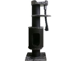 Boon Krabpaal Butora Zwart / Grijs 131Cm