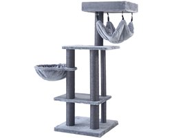 Boony krabpaal sunanda grijs/zwart 126cm