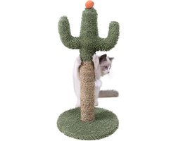 Cactus kattenkrabpaal voor kittens - Stabiele en natuurlijke krabstokken voor binnen
