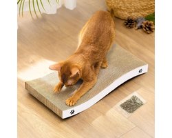 Cat Scratcher Cat Scratching Board Karton Cat Scratchers met Premium Scratch Texturen Ontwerp Duurzaam Krabkussen Omkeerbaar, Verpakking van 1