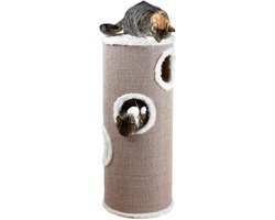 Cat Toren 15.75 x 15.75 x 39.25 inches - Bruin/Beige - Huisdierentoebehoren Krabton
