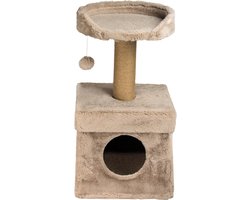 Cat Tree Lisboa Beige-39x39x72cm - Kat - Animal Boulevard - Ab59008 - Beige