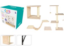 Cats Collection - Katten Klimset - Beige - 4 delig