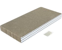 Krabplank: Cats Collection Krabplank Met Kattenkruid 27 Cm Bruin 2-delig