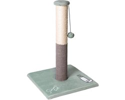 Compacte Krabpaal voor Katten - Met Sisal en Speelbal - 40x40x60 cm