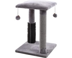 Content in HTML - Krabpaal UNA grijs - 35 x 35 x 485 cm Krabpaal