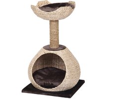 Krabpaal: Croci - Natural Blossom - Krabpaal voor katten - Stevig en stabiel - Uitwasbaar - Kattenpaal - Kattenbed