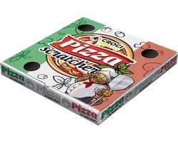 Croci Pizza Scratcher - Krabkarton Kat - met Catnip - 40 x 40 x 5 cm