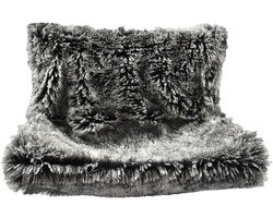 Croci radiatorhangmat gemeleerd zwart