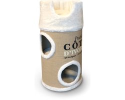 D&D Cote Ivoire - Krabton - Crème - 34 x 34 x 72 cm