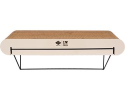Krabplank: D&D Home I LOVE Happy Cats Navulling Wandplank David L - Vervangend Krabkarton voor Katten - 30x29x8cm - Beige