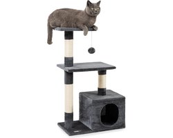 DD® Krabpaal Voor Zware Katten - Krabpaal - Krabpaal Voor Grote Katten - 30x50x85cm - Donkergrijs