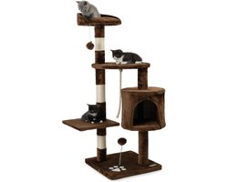 DD® Krabpaal Voor Zware Katten - Krabpaal - Krabpaal Voor Grote Katten - 40x60x112cm - Bruin