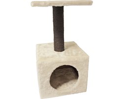 De Boon Klimmeubel Diabolo | 30x30x57cm Ivoor/Bruin