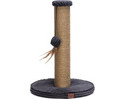 Designed by Lotte Ribbed - Krabpaal - Antraciet - 35x35x50 cm