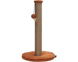 Designed by Lotte Ribbed - Krabpaal - Terracotta - 41x41x70 cm