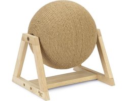 Designed by Lotte Xem Krabbol - Krabpaal -  Op Voet - Hout - 34x30x35,5 cm