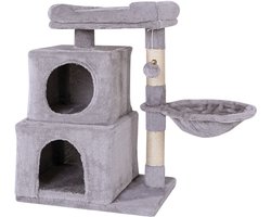 dibea  klimboom, kattenkrabboom, hoogte 70 cm, lichtgrijs