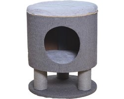 Dieplader met Graafmachine - Speelgoedmodel van Metaal en Kunststof, Geel/Grijs