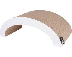 District 70 ARCH - Gebogen Krabmeubel van duurzaam & gerecycled Karton - 60 x 28 x 20 cm - Small