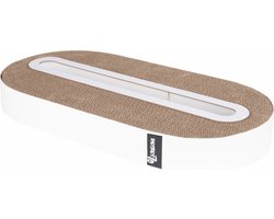 District 70 Krabspeelgoed Track - Kattenspeelgoed - 52x26x6 cm Wit